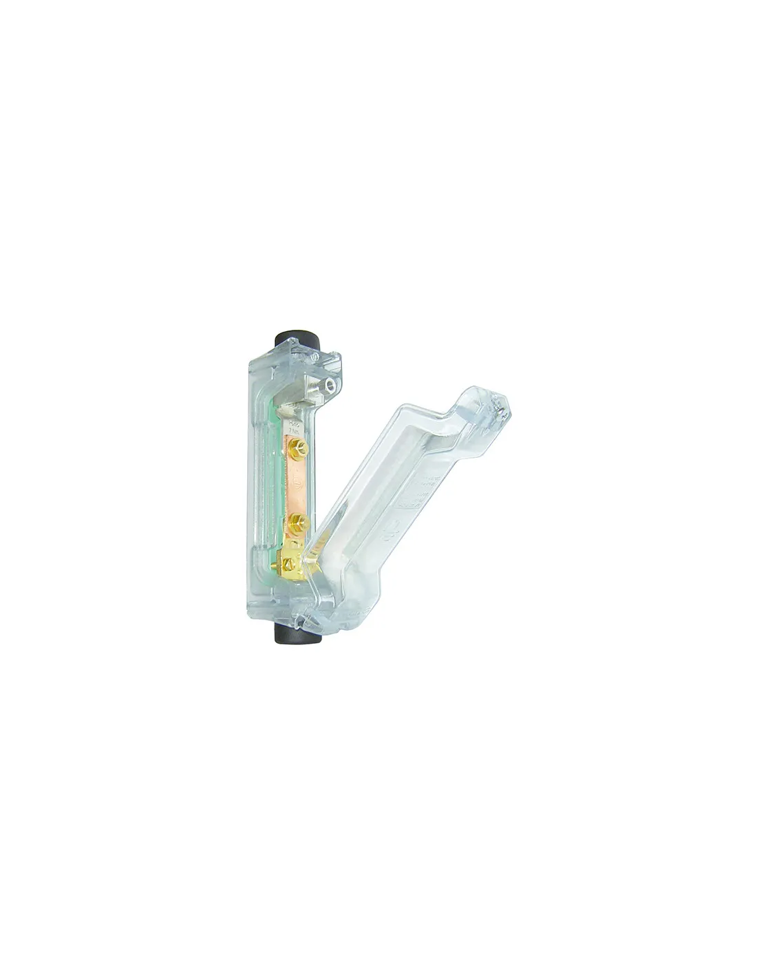 Barrette de terre Alu avec boîtier pour colonne MICHAUD N106