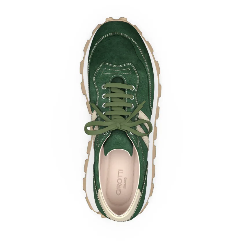 Baskets de course en cuir pour femmes 54868 | Girotti