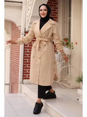 Beige - Trench Coat