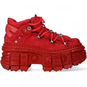 Chaussures New Rock Tank Monochromes Rouges