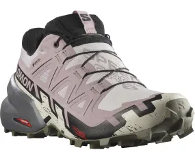 chaussures Salomon Speedcross 6 GTX W - Ashes Of Roses/Black/Olive Night - women´s