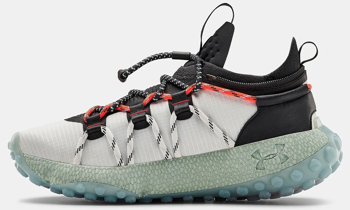 chaussures Under Armour Hovr Summit Fat Tire - 100/White Enamel/Blue/Black