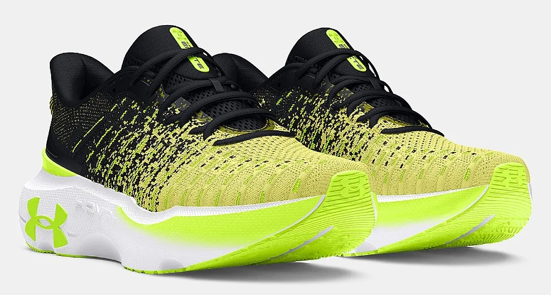 chaussures Under Armour Infinite Elite - Black/Sonic Yellow/High Vis Yellow - men´s