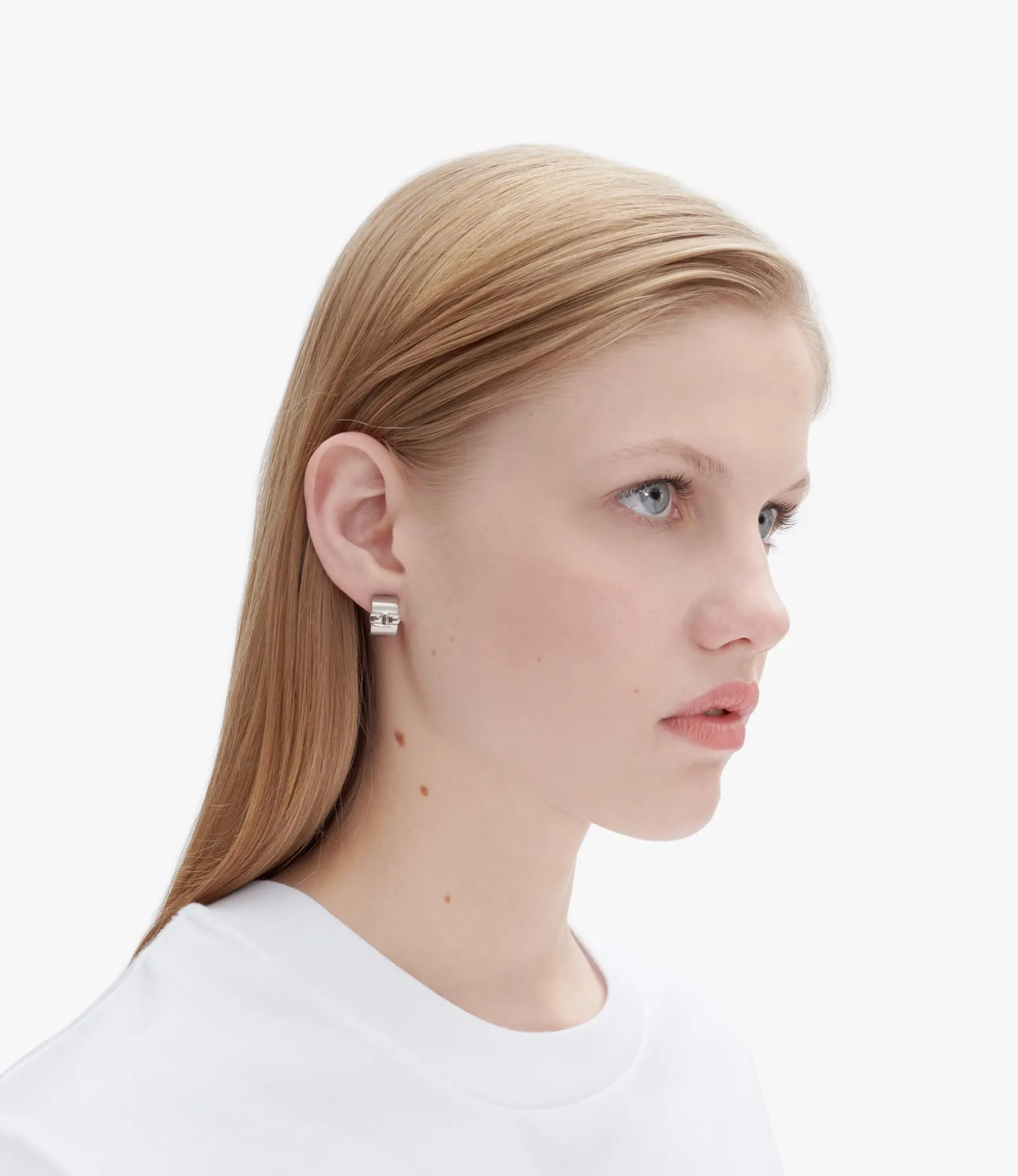 Créoles Grace Mini Argent | A.P.C.