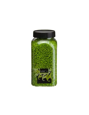Granulat Décoratif Vert 2-3mm 650ml. 16x7,5x7,5cm - 83564