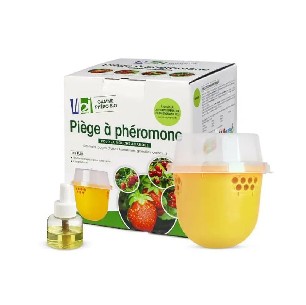 Kit piège + kairomone mouche des fruits rouges (suzukii)