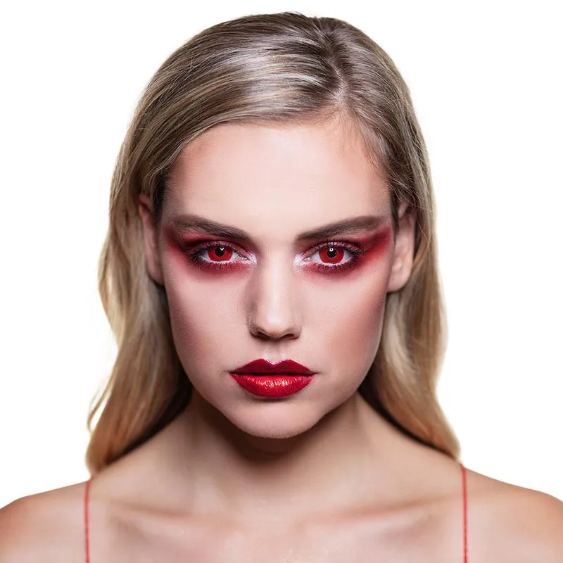 Lentilles Halloween Rouges 1 semaine