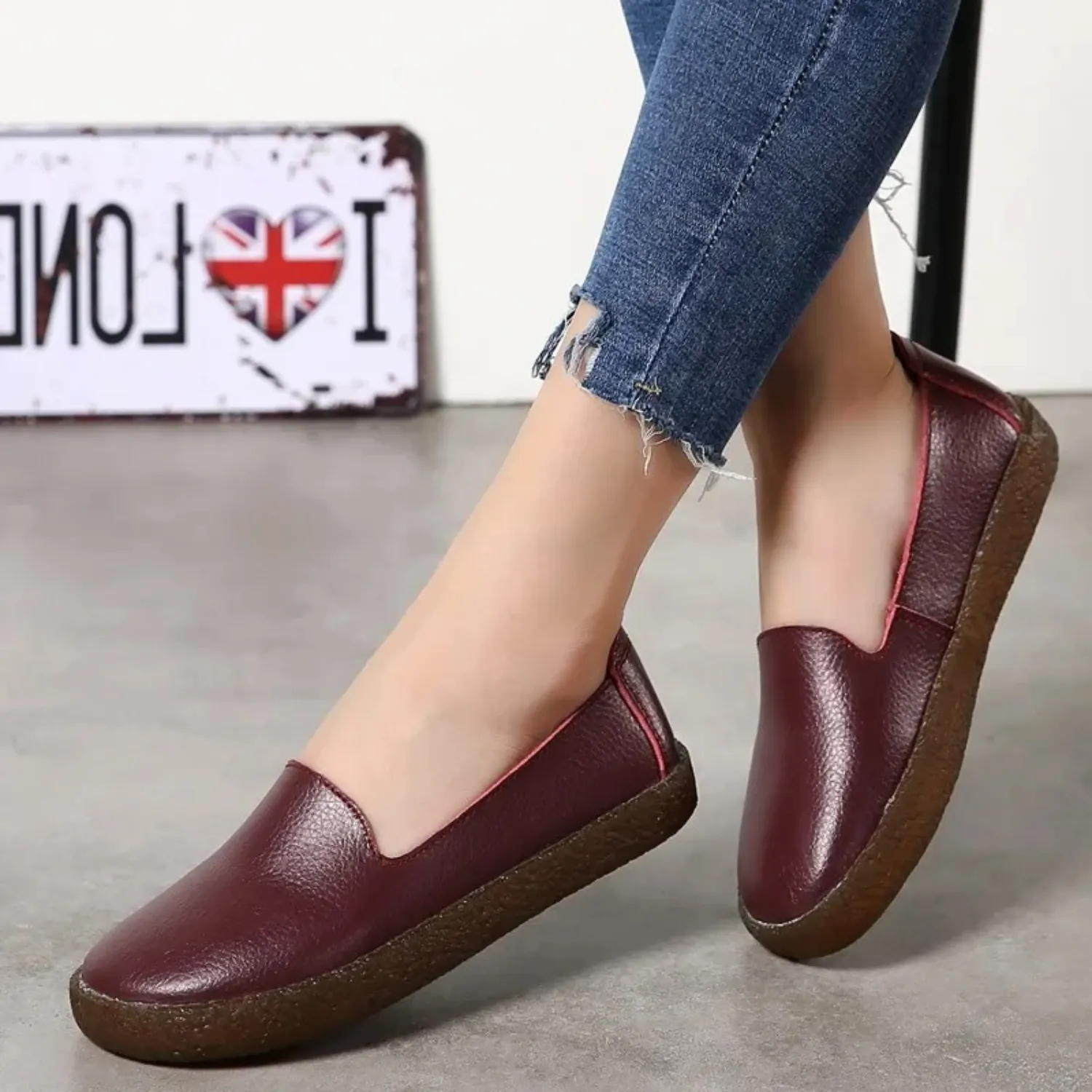 Mandy | Espadrilles  Enfiler Pour Femmes | Plates