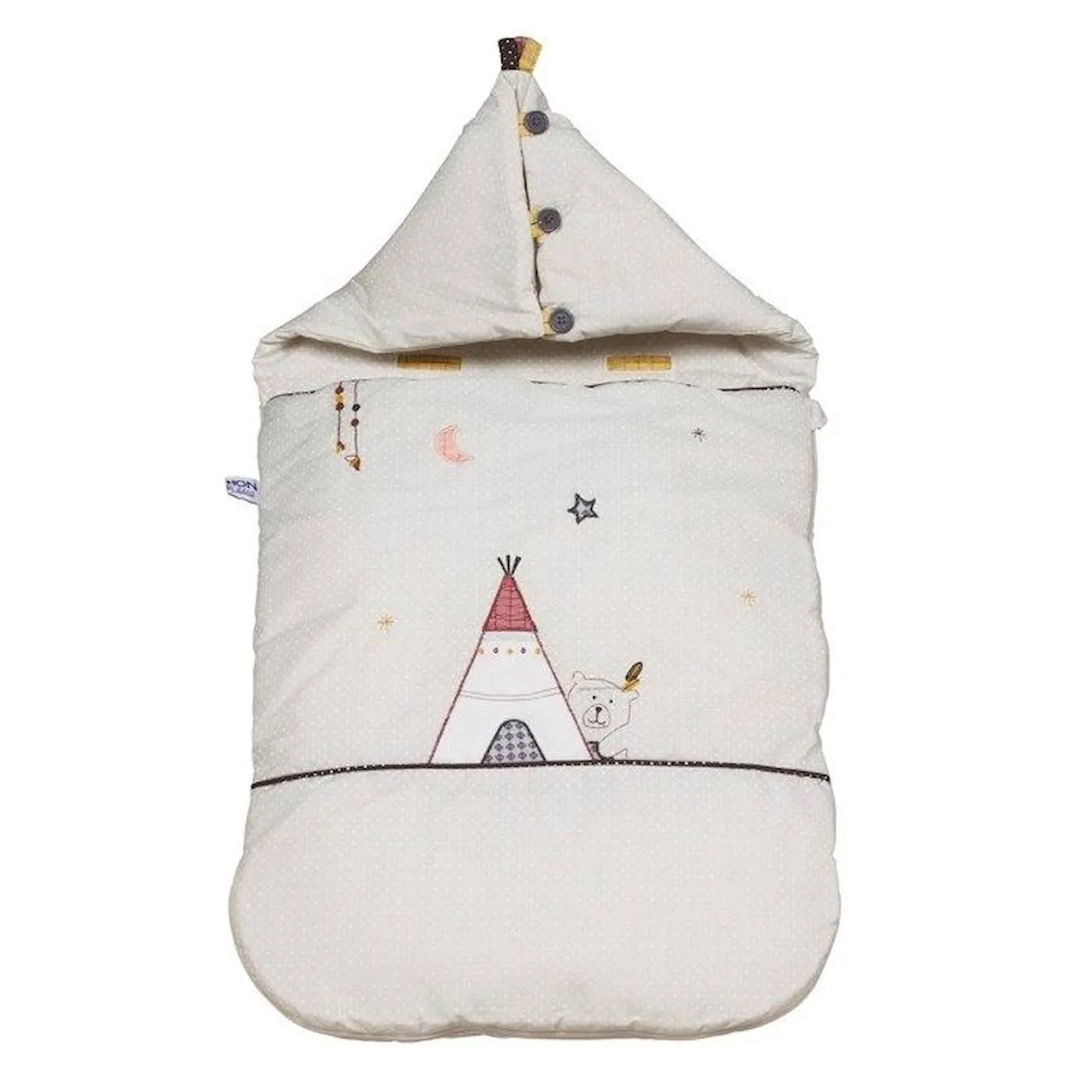 Nid d'ange - Sauthon - Timouki - 100% coton - Beige - 80x40x3 cm beige - Sauthon