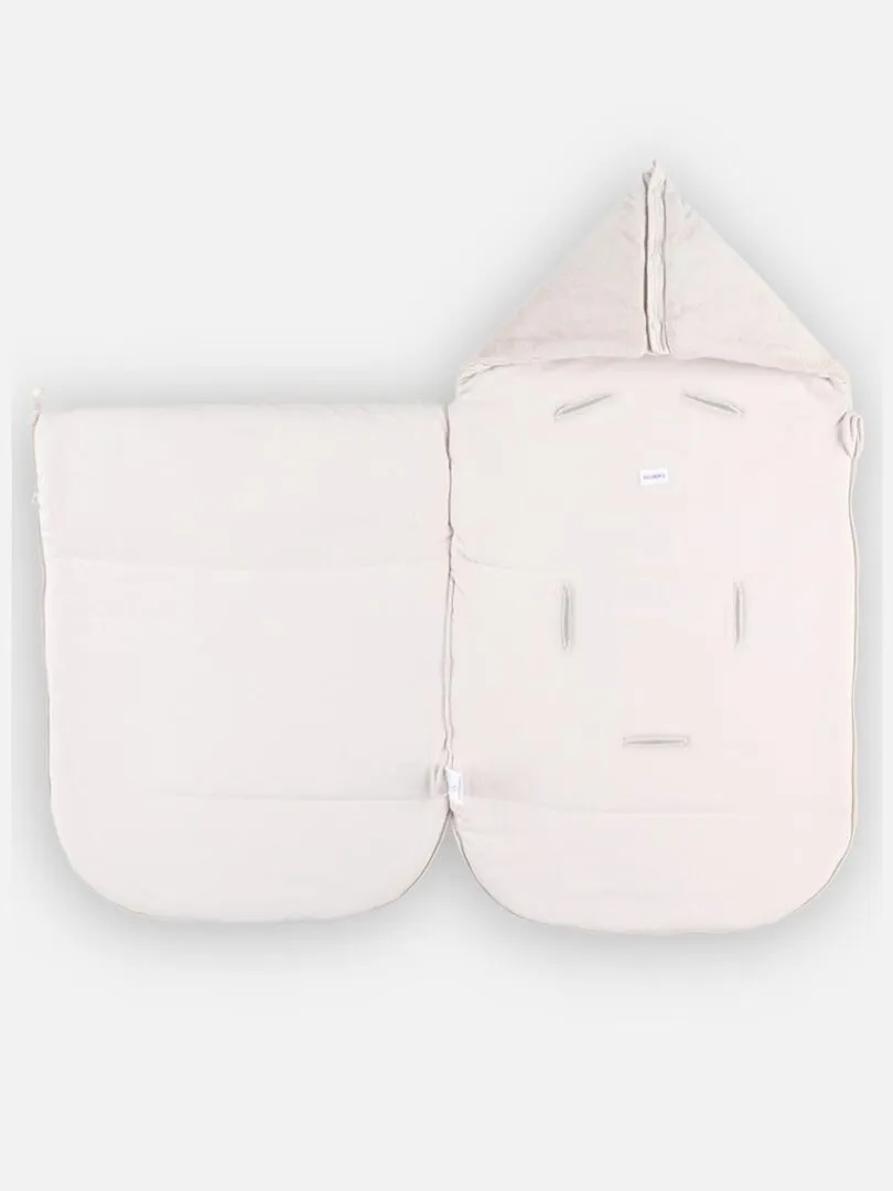 Nid d'ange Stegi en veloudoux, - Beige