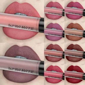 QIBEST-Rouge à lèvres liquide brillant, longue durée, waterproof, haute qualité, professionnel, maquillage, livraison gratuite, 