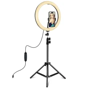Ring Light LED 30cm Avec Trépied 1.1m Pour Vlogging