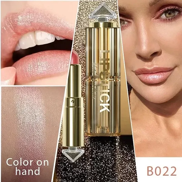 Rouge à lèvres bleu, maquillage à paillettes, effet marbre, mat, résiste à l'eau, dure longtemps, mat, magique, 12 couleurs