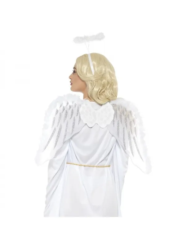 Set ange blanc (ailes et auréole)