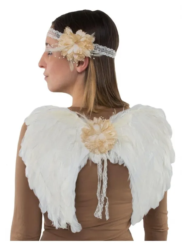 Set Ange Femme (Coiffe et ailes)