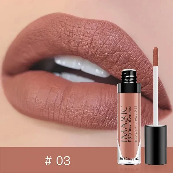 TENSEN GIC-Rouge à lèvres brillant, maquillage longue durée, imperméable, velours, tasse antiarina, 28 couleurs, teinte, liquide