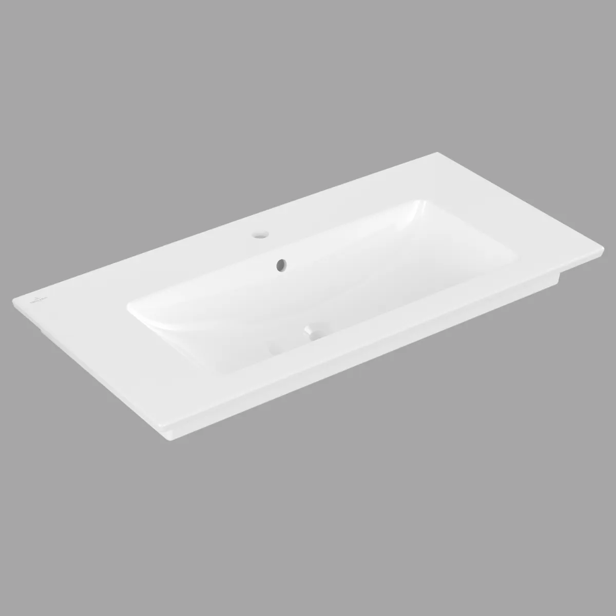 Villeroy & Boch Venticello Plan de toilette, 1000 x 500 x 170 mm, Blanc, avec trop-plein